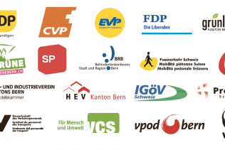 Diese Organisationen und Parteien befürworten das Tram Bern-Ostermundigen